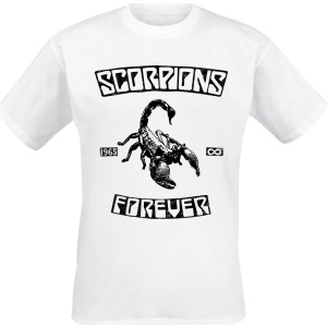 Scorpions Forever 65 Tričko bílá - RockTime.cz