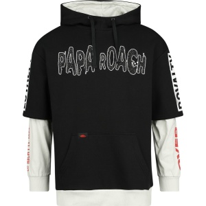 Papa Roach EMP Signature Collection Mikina s kapucí cerná/šedá - RockTime.cz