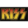Kiss Kiss Logo nášivka cerná/žlutá/cervená - RockTime.cz