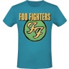 Foo Fighters Logo Tričko modrá - RockTime.cz