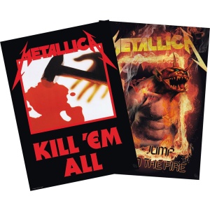 Metallica Set 2 Chibi Posters - Kill'Em All/Fire Guy plakát vícebarevný - RockTime.cz