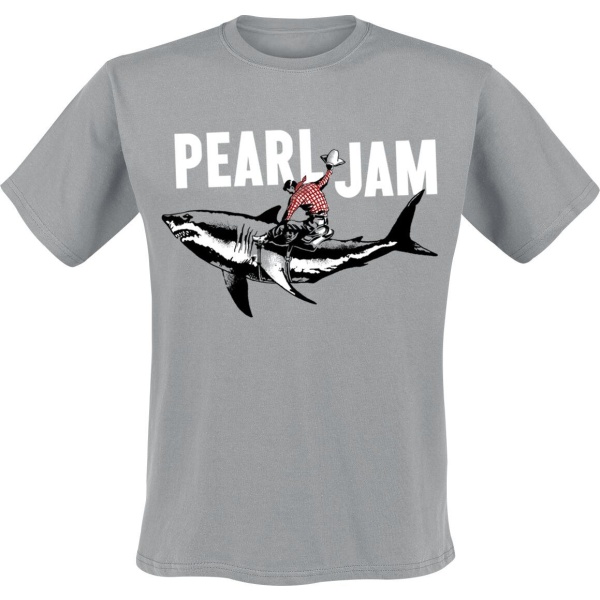 Pearl Jam Shark Cowboy Tričko šedá - RockTime.cz