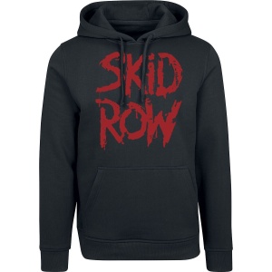 Skid Row Stacked Logo Mikina s kapucí černá - RockTime.cz