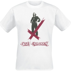 Ozzy Osbourne Crosses Logo Tričko bílá - RockTime.cz