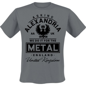 Asking Alexandria Metal Tričko šedá - RockTime.cz