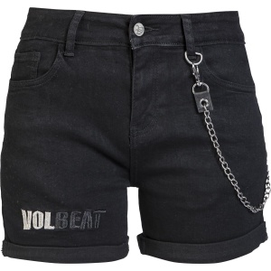 Volbeat EMP Signature Collection Dámské kraťasy - Hotpants černá - RockTime.cz