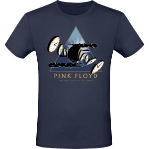 Pink Floyd The Dark Side Of The Moon 50th Anniversary Tričko námořnická modrá - RockTime.cz