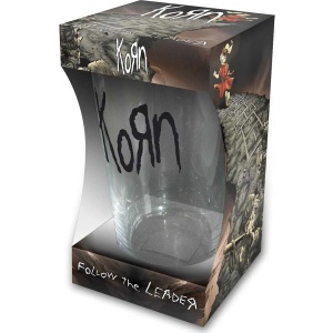 Korn Follow The Leader pivní sklenice transparentní - RockTime.cz