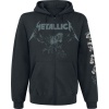 Metallica S&M2 - Skull Mikina s kapucí na zip černá - RockTime.cz