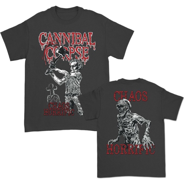 Cannibal Corpse Chaos Horrific Bootleg Tričko charcoal - RockTime.cz