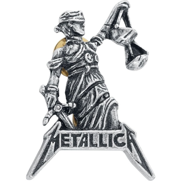 Metallica Justice For All Odznak stríbrná - RockTime.cz
