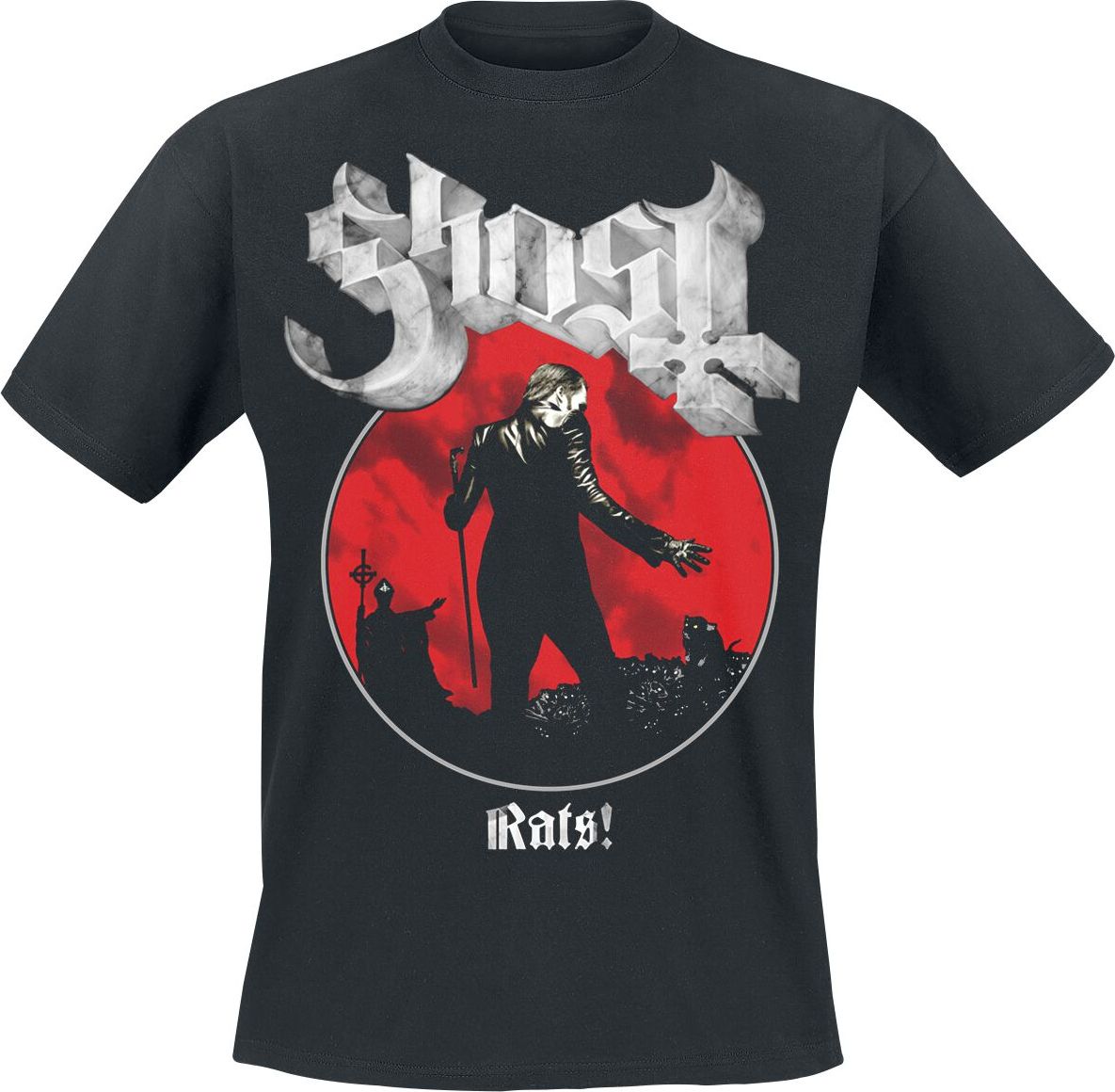 Ghost Rats Admat Tričko černá - RockTime.cz