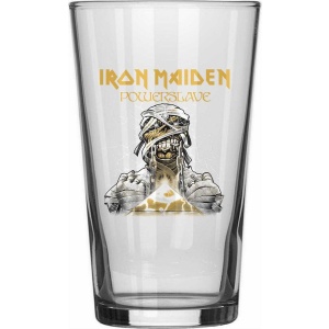 Iron Maiden Powerslave pivní sklenice transparentní - RockTime.cz