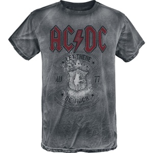AC/DC Let There Be Rock Tričko šedá - RockTime.cz