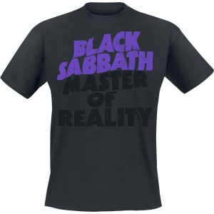 Black Sabbath Master Of Reality Tracklist Tričko černá - RockTime.cz