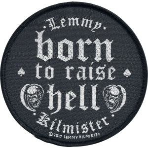Motörhead Lemmy Kilmister - Born to raise hell nášivka cerná/bílá - RockTime.cz