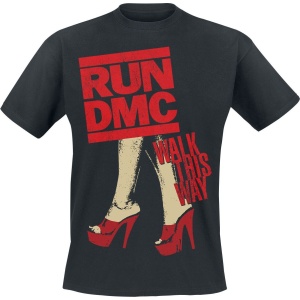 Run DMC Walk This Way Legs Tričko černá - RockTime.cz