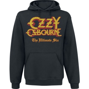 Ozzy Osbourne Ultimate Sin Vintage Tour Mikina s kapucí černá - RockTime.cz