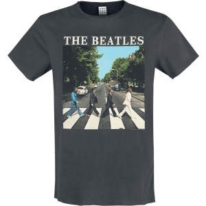 The Beatles Amplified Collection - Abbey Road Tričko charcoal - RockTime.cz