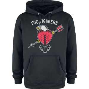 Foo Fighters Amplified Collection - Eagle Tattoo Mikina s kapucí černá - RockTime.cz