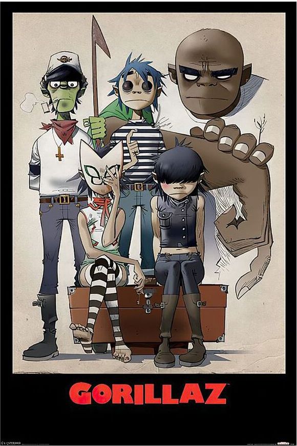 Gorillaz Characters plakát vícebarevný - RockTime.cz