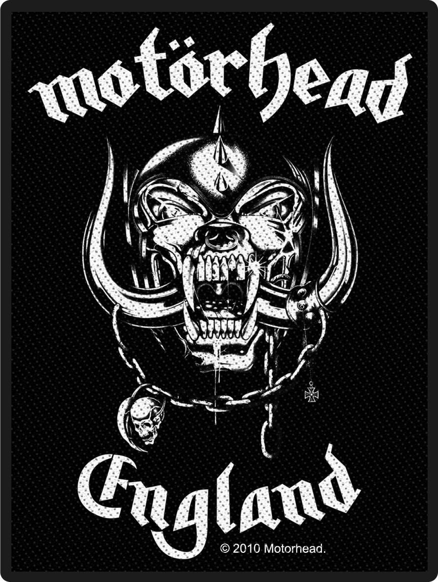 Motörhead England nášivka cerná/bílá - RockTime.cz