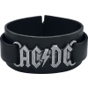 AC/DC AC/DC Logo Kožený náramek černá - RockTime.cz