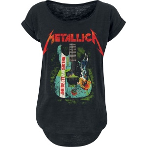 Metallica Bride Of Frankenstein Guitar Dámské tričko černá - RockTime.cz