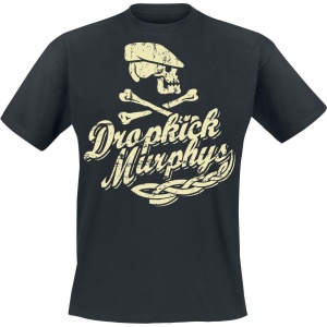 Dropkick Murphys Scally Skull Ship Tričko černá - RockTime.cz