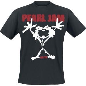 Pearl Jam Stickman Tričko černá - RockTime.cz