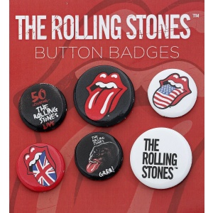 The Rolling Stones Badge Pack Mix Odznak vícebarevný - RockTime.cz