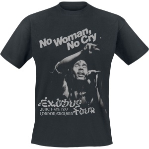 Bob Marley No Woman No Cry Tričko černá - RockTime.cz