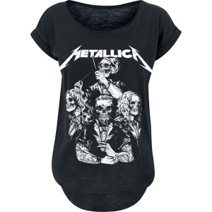 Metallica S&M2 Skull Tux Dámské tričko černá - RockTime.cz