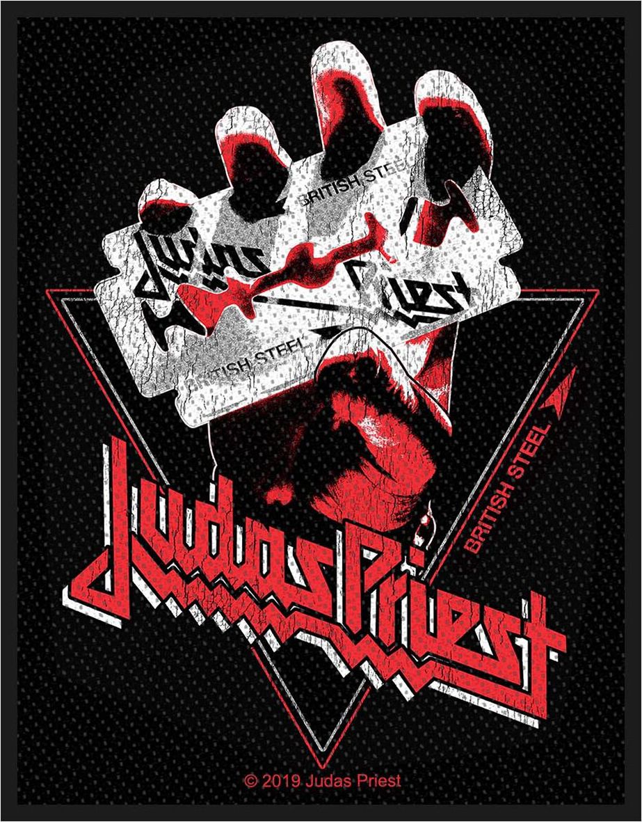 Judas Priest British Steel Vintage nášivka vícebarevný - RockTime.cz