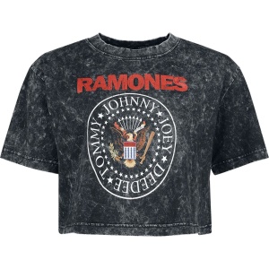 Ramones Crest Dámské tričko tmave šedá/cerná - RockTime.cz