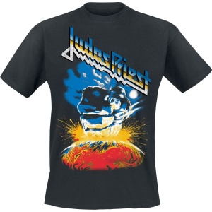 Judas Priest Vintage Ram It Down Tour Dates Tričko černá - RockTime.cz