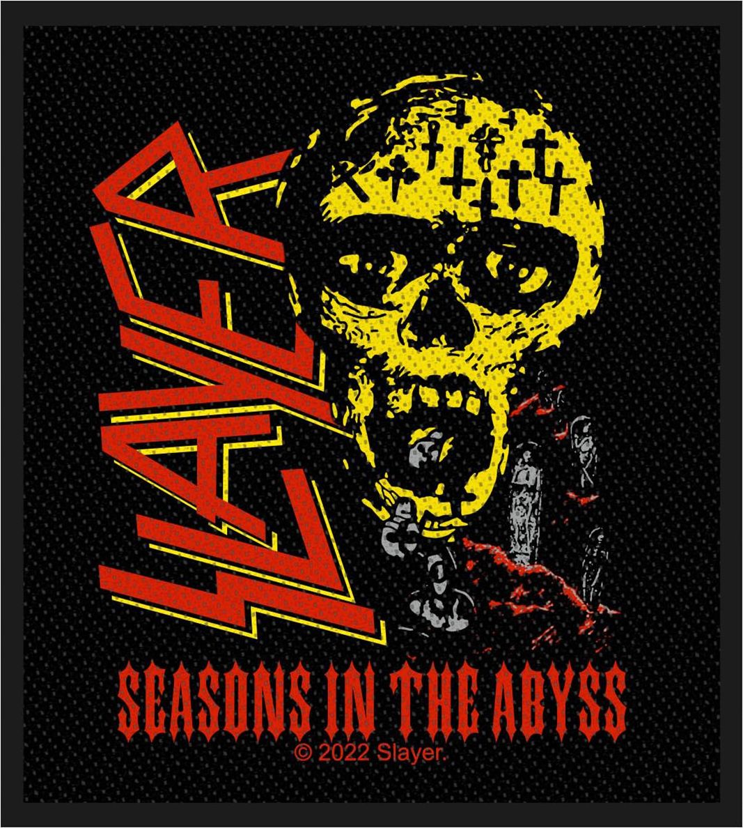 Slayer Seasons In The Abyss nášivka vícebarevný - RockTime.cz