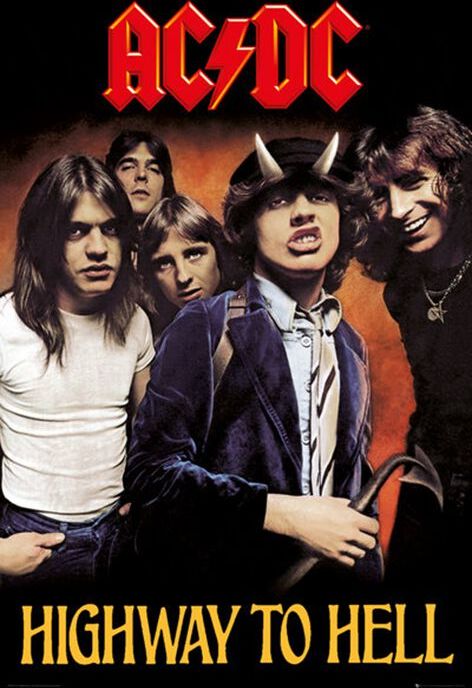 AC/DC Highway To Hell plakát vícebarevný - RockTime.cz