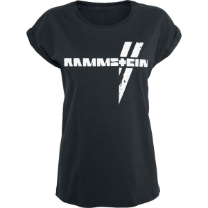Rammstein Weiße Balken Dámské tričko černá - RockTime.cz