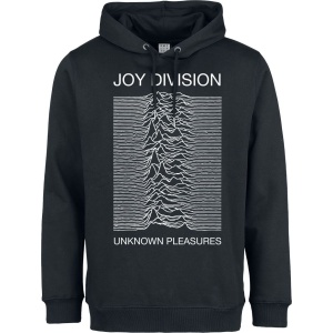Joy Division Amplified Collection - Unknown Pleasures Mikina s kapucí černá - RockTime.cz