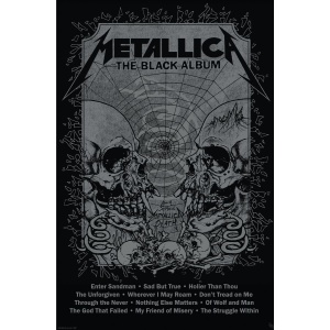 Metallica Black Album Poster plakát vícebarevný - RockTime.cz