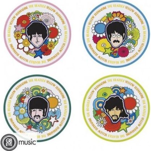 The Beatles Yellow Sub Flowers talíre standard - RockTime.cz