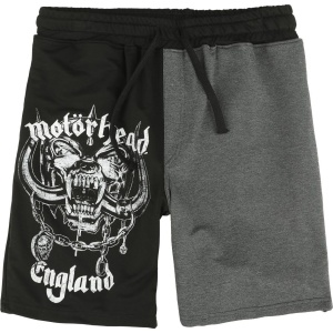 Motörhead Logo England Teplákové šortky skvrnitá černá / šedá - RockTime.cz