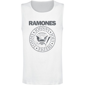 Ramones Crest Tank top bílá - RockTime.cz