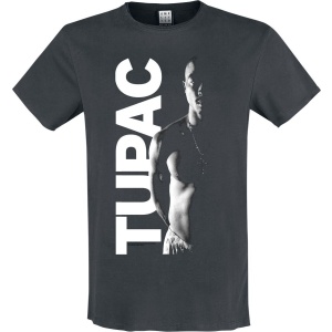 Tupac Shakur Amplified Collection - Shakur Tričko charcoal - RockTime.cz