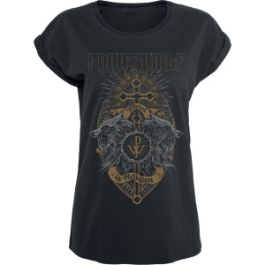 Powerwolf Crest Wolves Dámské tričko černá - RockTime.cz