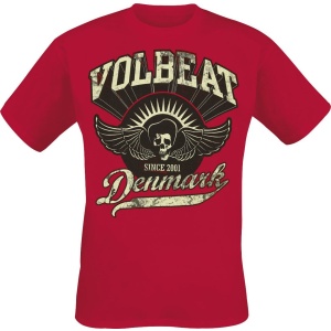 Volbeat Rise From Denmark Tričko červená - RockTime.cz