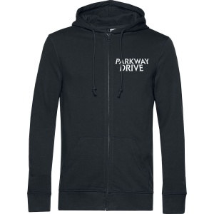 Parkway Drive Smoke Skull Mikina s kapucí na zip černá - RockTime.cz