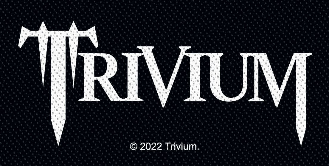 Trivium Logo nášivka cerná/šedá/bílá - RockTime.cz