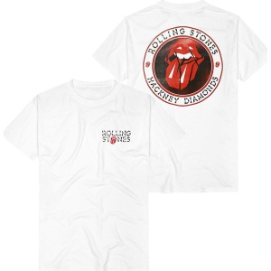 The Rolling Stones Hackney Diamonds Circle Label Tričko bílá - RockTime.cz